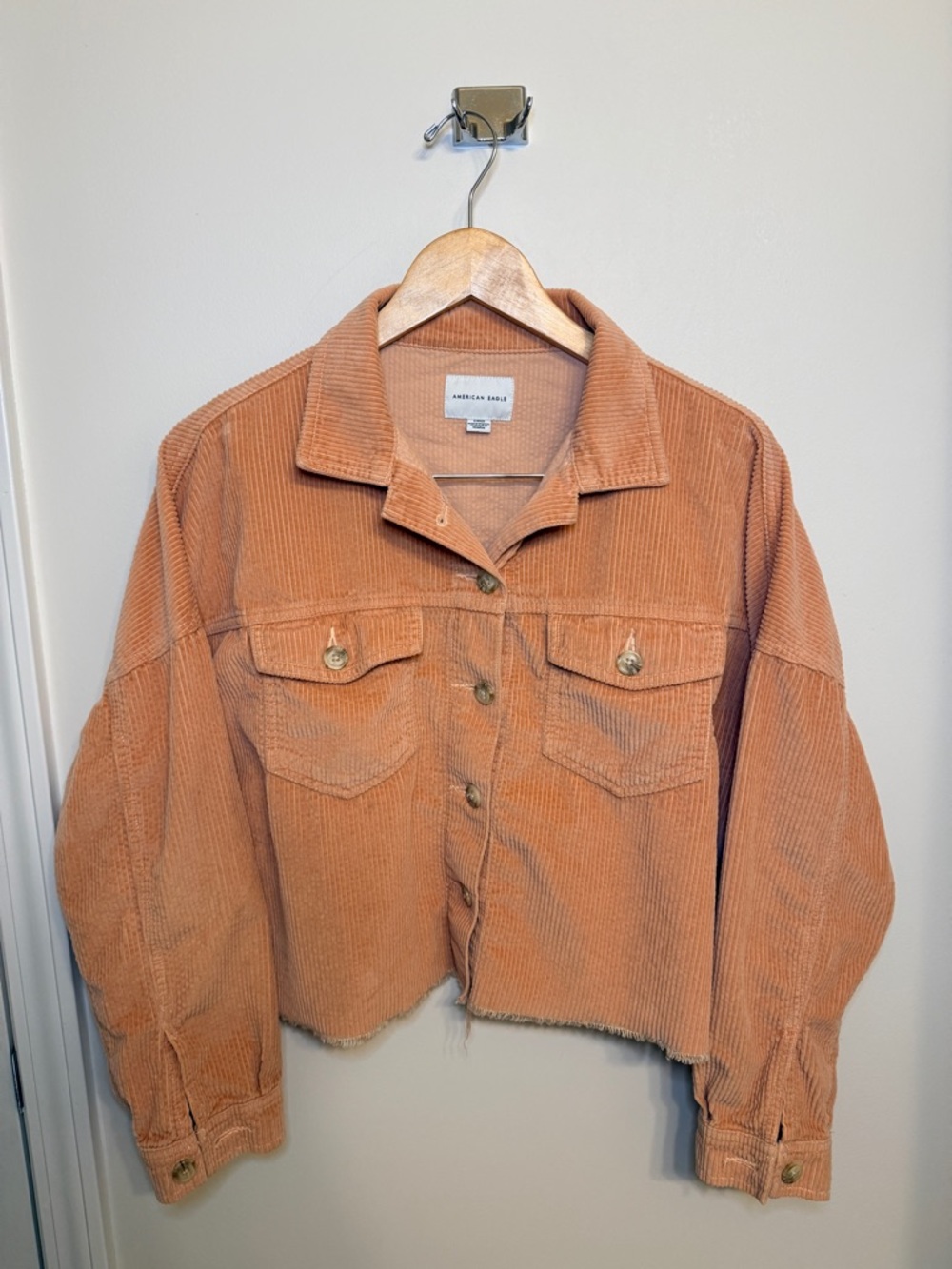 American Eagle Outfitters Corduroy Trucker Jacket - Rust